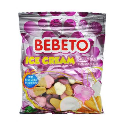 پخش بی واسطه پاستیل بستنی 120 گرم Bebeto